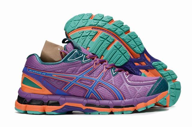 Asics Bodega x Gel-Kayano 20 Men's Women's Running Shoes Purple Blue Orange-13 (image for) Asics Bodega x Gel-Kayano 20 Men's Women's Running Shoes Purple Blue Orange-13